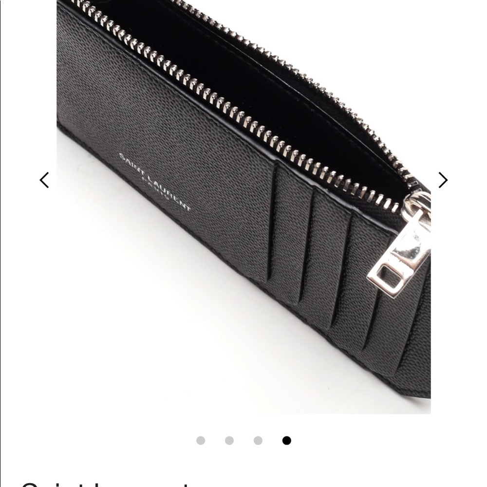 Saint Laurent Zip card holder - Picture 3 of 5